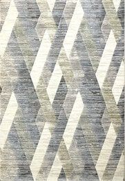 Dynamic Rugs ECLIPSE 63612-6656 Ivory and Blue